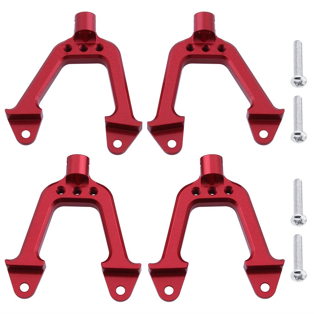 HobbyPark Aluminum Shock Hoops & Shock Tower Mount Upgrade Parts for Axial SCX10 1/10 RC Crawler Car - Replacement for AX80025 | Durable Off-Road Performance for Rock Crawling & Trail Adventures