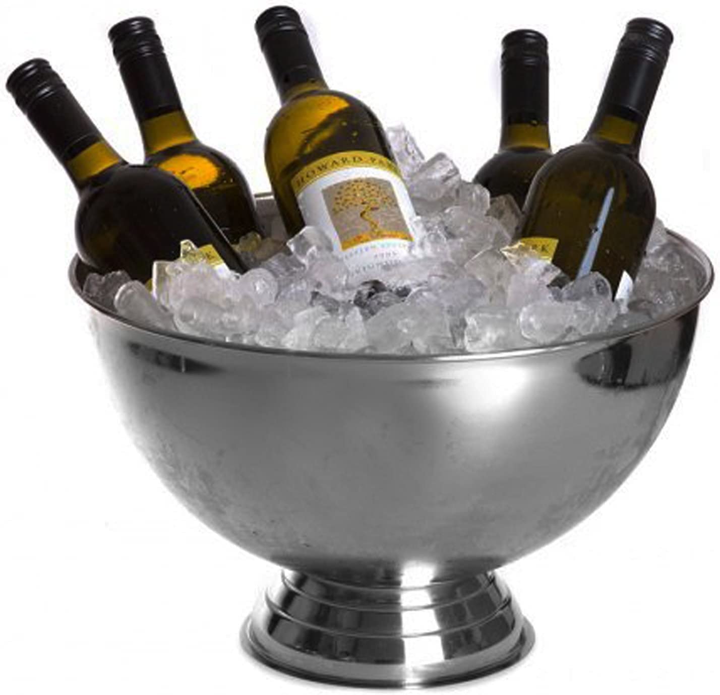 Premium Stainless Steel Champagne Ice Bucket - Large 15.35