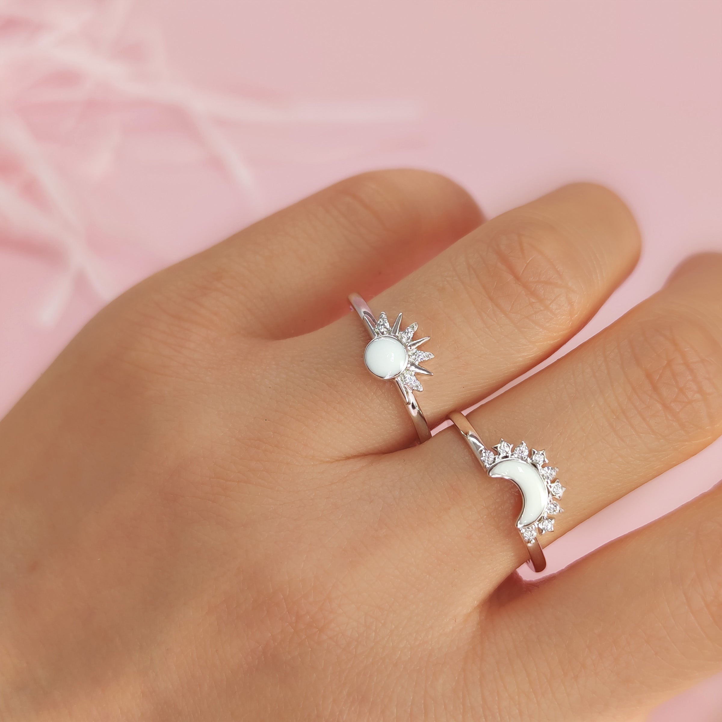 Solid Gold Marquise Breastmilk Ring Set - Elegant Jewelry for New Moms, Breastfeeding Mothers & Keepsake Gifts | Perfect for Special Occasions, Baby Showers & Memory Preservation