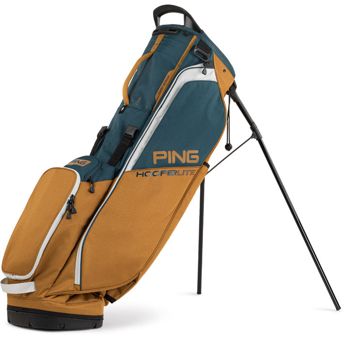 PING 2023 Hoofer Lite Stand Golf Bag - Lightweight & Durable Golf Stand Bag with 5-Way Divider - Perfect for Walking the Course & Range Practice