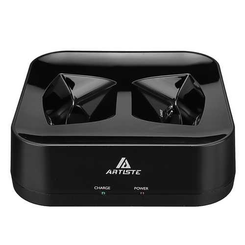 Artiste D2 2.4GHz Wireless TV Headphones with HiFi Deep Bass & Transmitter Dock - Perfect for Home Theater, Late Night Watching and Gaming