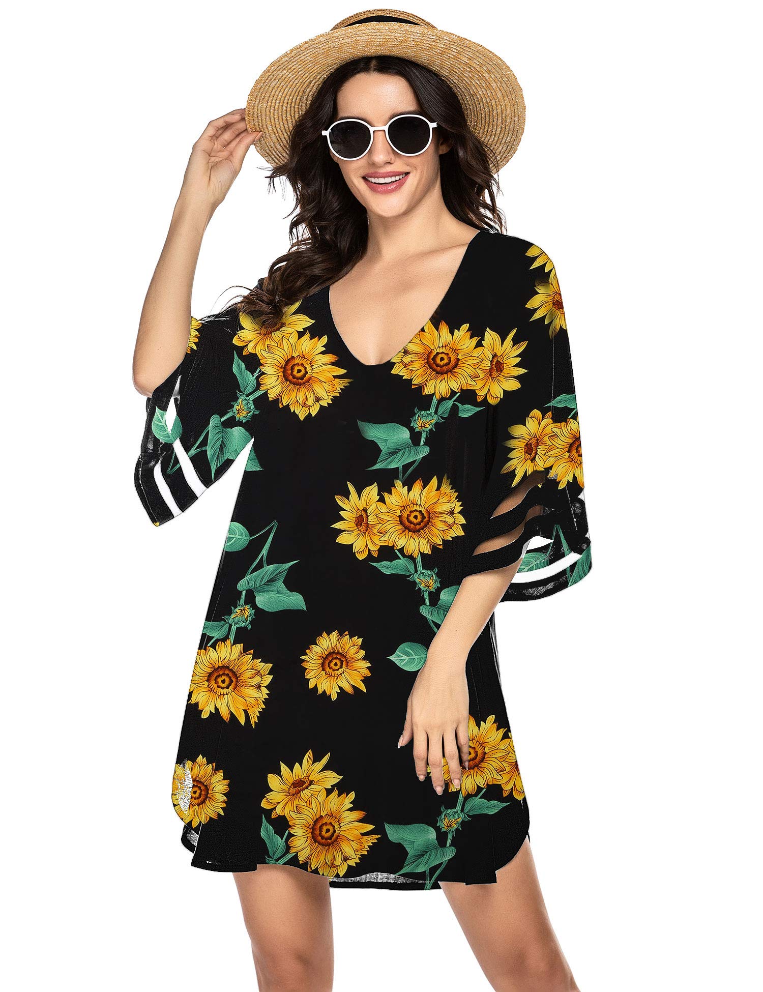 Ekouaer Women's Swimsuit Cover Ups - Stylish Swimwear Beach Pool Cover Up for Summer Vacation & Resort Wear