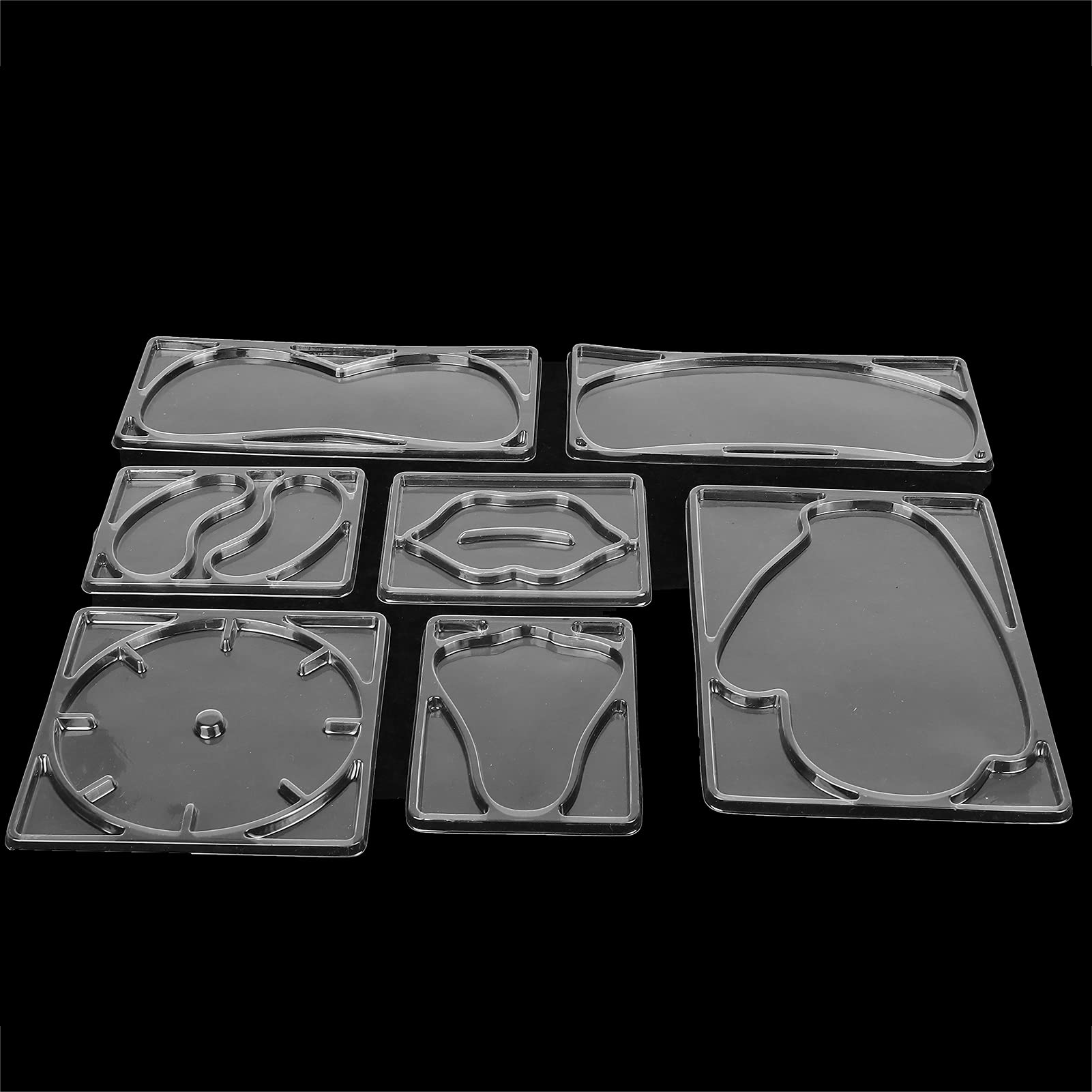 7 Types Reusable DIY Facial Mask Maker Kit - Plate Mask Making Tool for Beauty Salon & Home Spa, Hydrating & Anti-Aging Face Mask Patches for Skin Care Routine