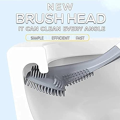 Golf Toilet Brush with Long Handle - Anti-Slip & Drip-Free for Bathroom Cleaning