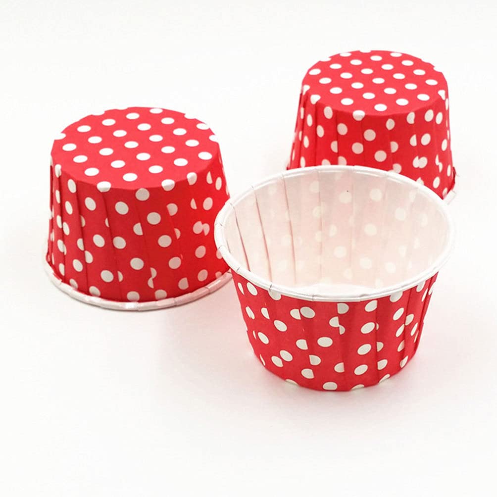 100-Pack CALLARON Muffin Wrappers & Cupcake Liners - Large Baking Cups for Muffins, Cupcakes, Parfaits, Sundaes - Perfect for Parties, Baby Showers & Home Baking Supplies