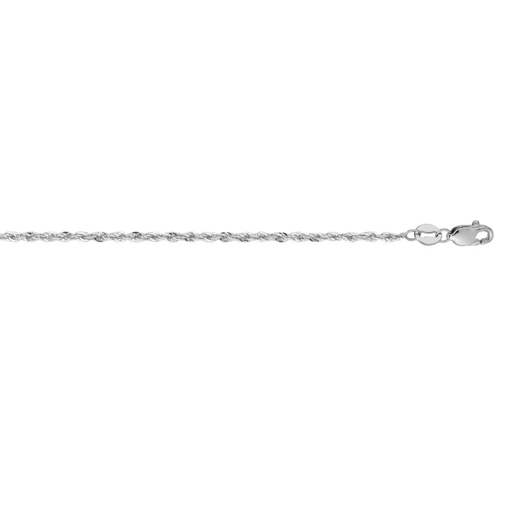 14K Gold 1.5mm Lite Rope Chain Necklace for Women - Dainty & Lightweight Jewelry for Everyday Wear, Layering & Gifts
