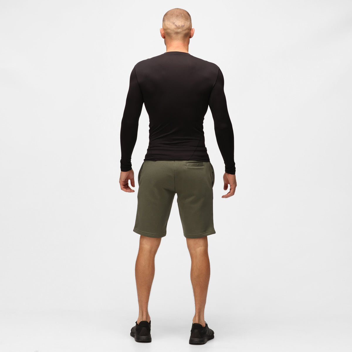 TKB Men's Organic Cotton Khaki Sweat Shorts - Comfortable Casual Lounge & Workout Shorts for Home, Gym, and Outdoor Activities