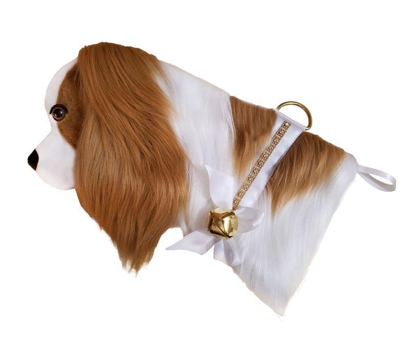 Cavalier King Charles Spaniel Christmas Stocking for Dogs - Festive Pet Holiday Decor for Fireplace Mantel & Home Decor
