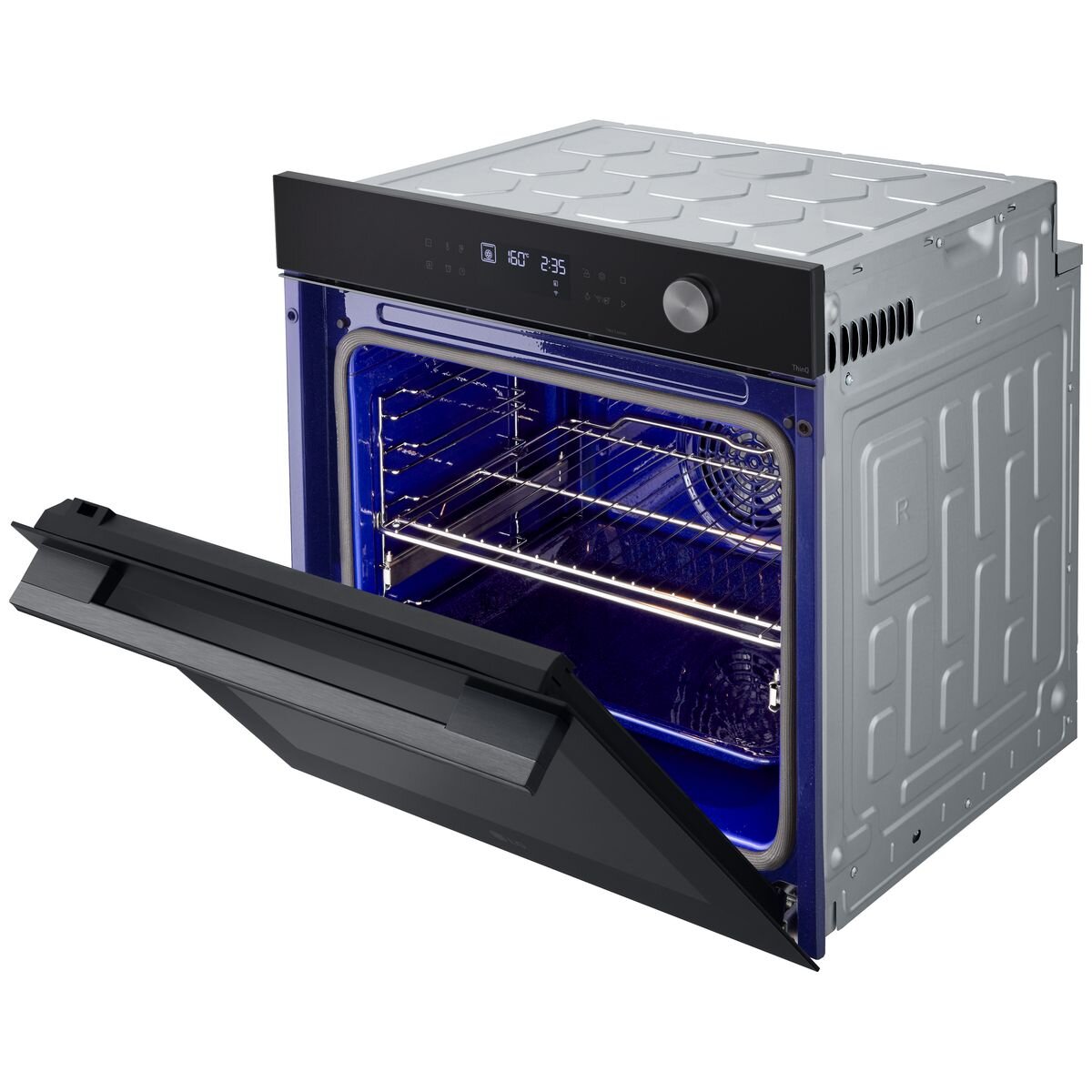 LG 60cm InstaView Series 5 Black Glass Oven - BO605G1GL5 | Built-in Electric Oven with InstaView Window for Modern Kitchens