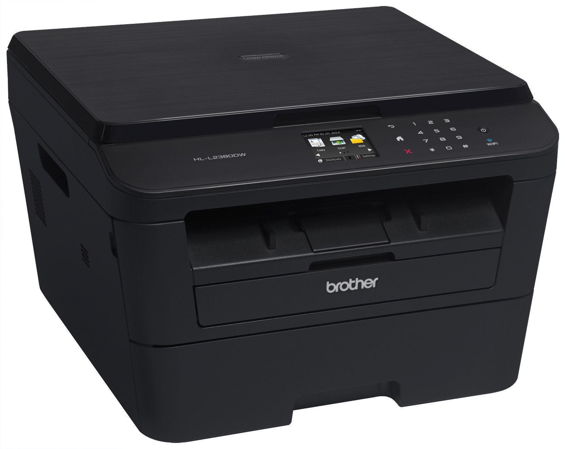 Brother HL-L2380DW Wireless Monochrome Laser Printer with Amazon Dash Replenishment | Fast Printing for Home Office & Small Business | Compact Design for Workspace Efficiency