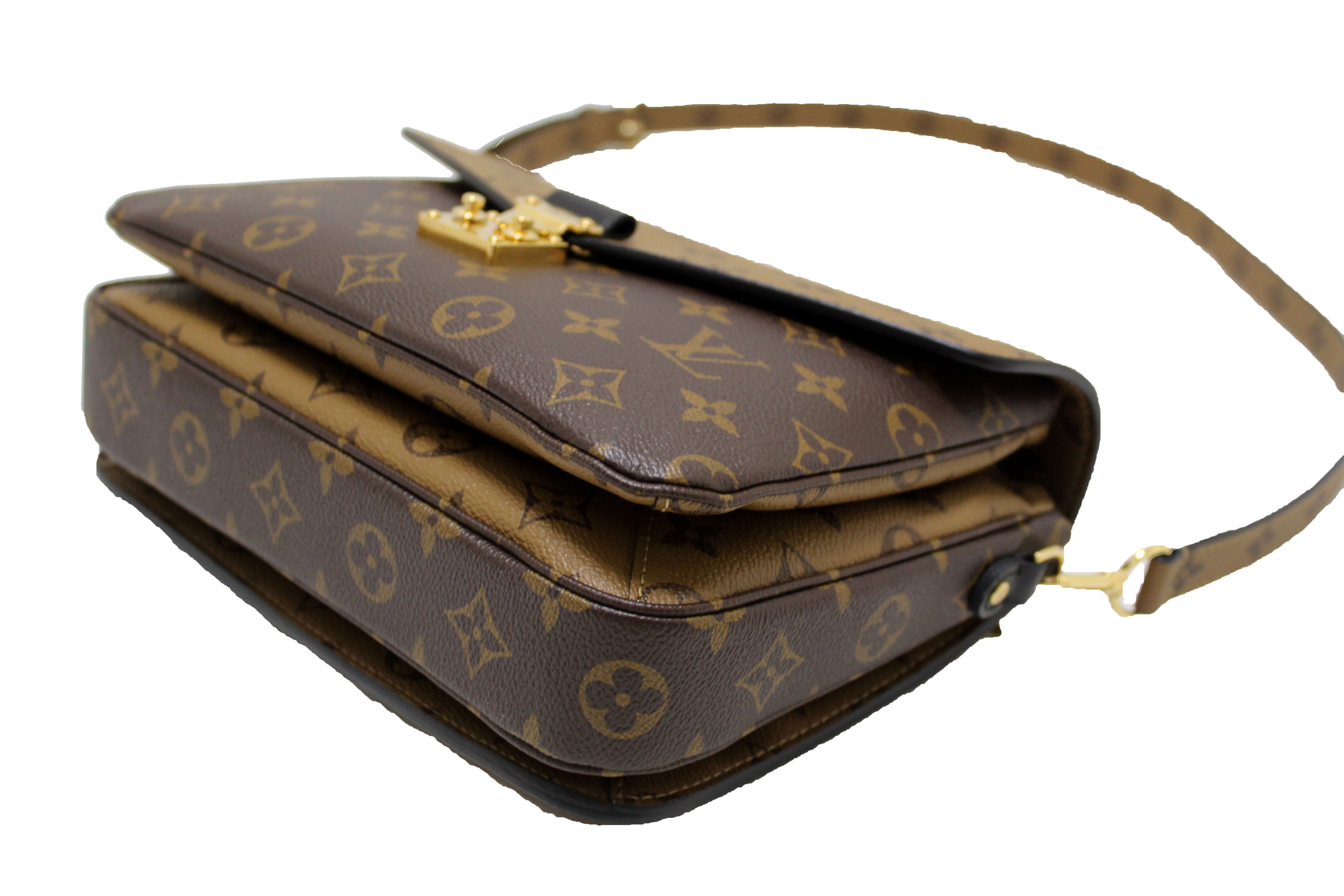 Authentic Louis Vuitton Monogram Reverse Pochette Metis Crossbody Bag - Luxury Handbag for Women, Perfect for Work, Travel & Everyday Use
