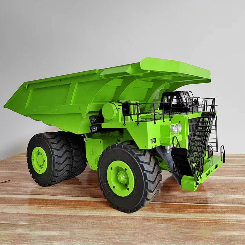 1/20 Scale Metal RC Hydraulic Mining Dump Truck - Remote Control Construction Vehicle with Flysky FS-i6X Radio - Perfect for Collectors, Construction Enthusiasts & RC Hobbyists - Great for Display, Play & Construction-Themed Events