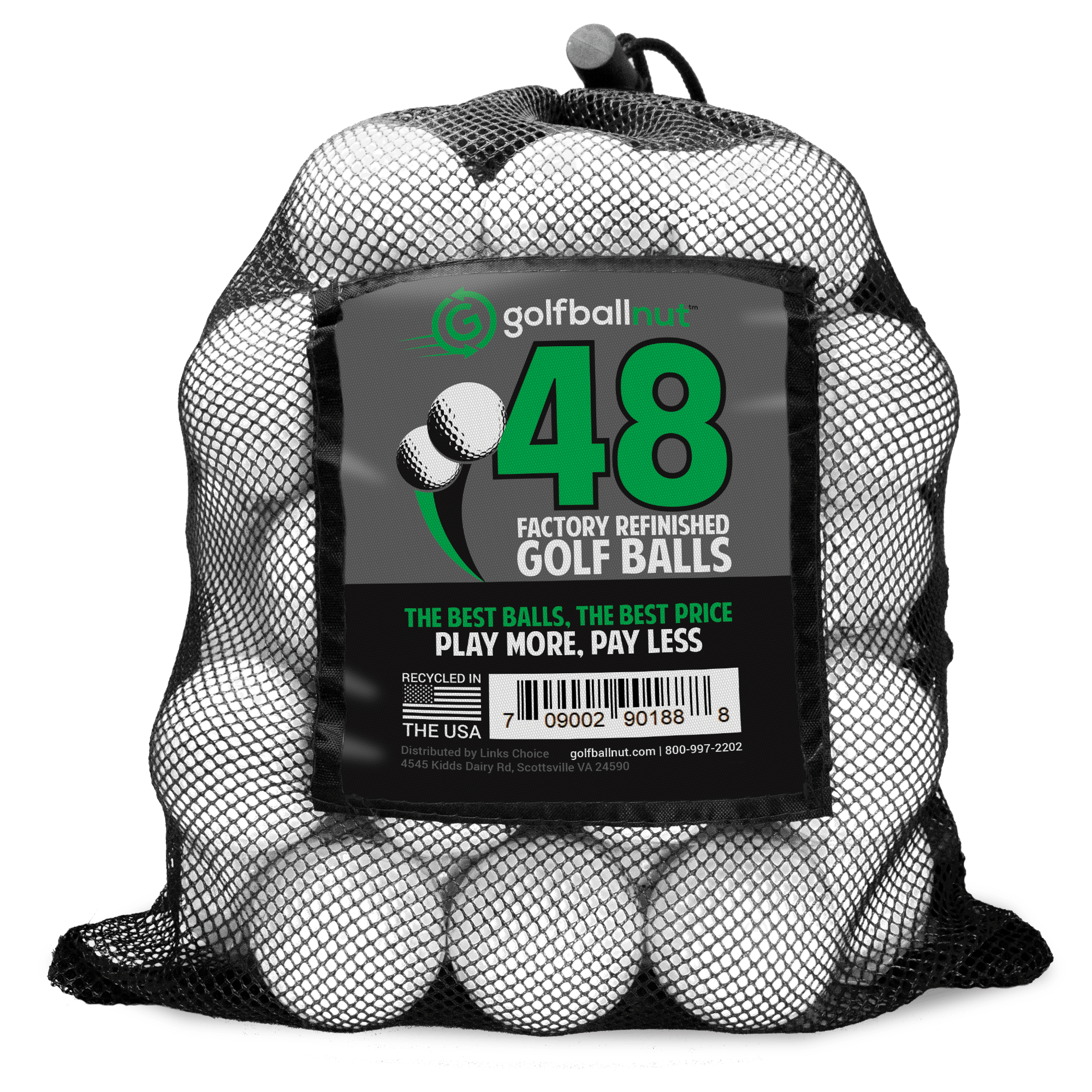 Premium Titleist Pro V1 2022 Refinished Golf Balls - Mint Condition with Mesh Bag | High Performance for Tournaments & Practice Rounds