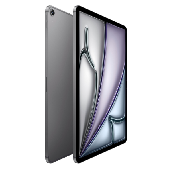 Apple iPad Air 6th Gen (M2 Chip, 13-inch) 256GB Space Gray - Wi-Fi + Cellular - Perfect for Work, Travel & Creative Projects
