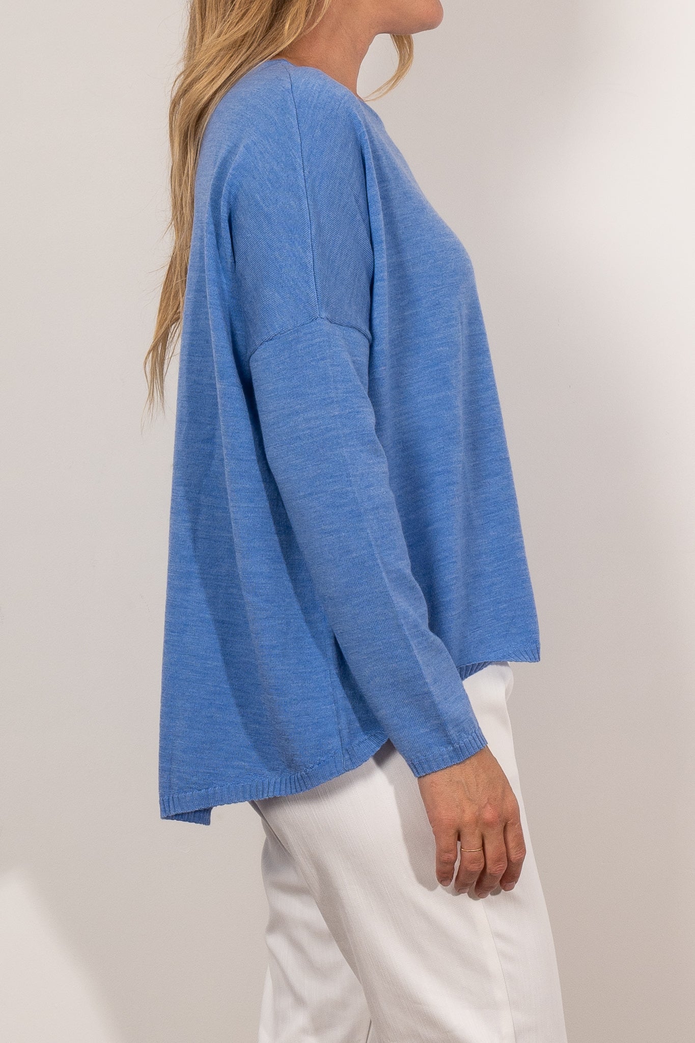 Mela Purdie Arc Sweater - Women's Double Fine Merino Wool Knit Pullover for Fall & Winter | Cozy Casual Wear, Office Outfits, and Weekend Layering