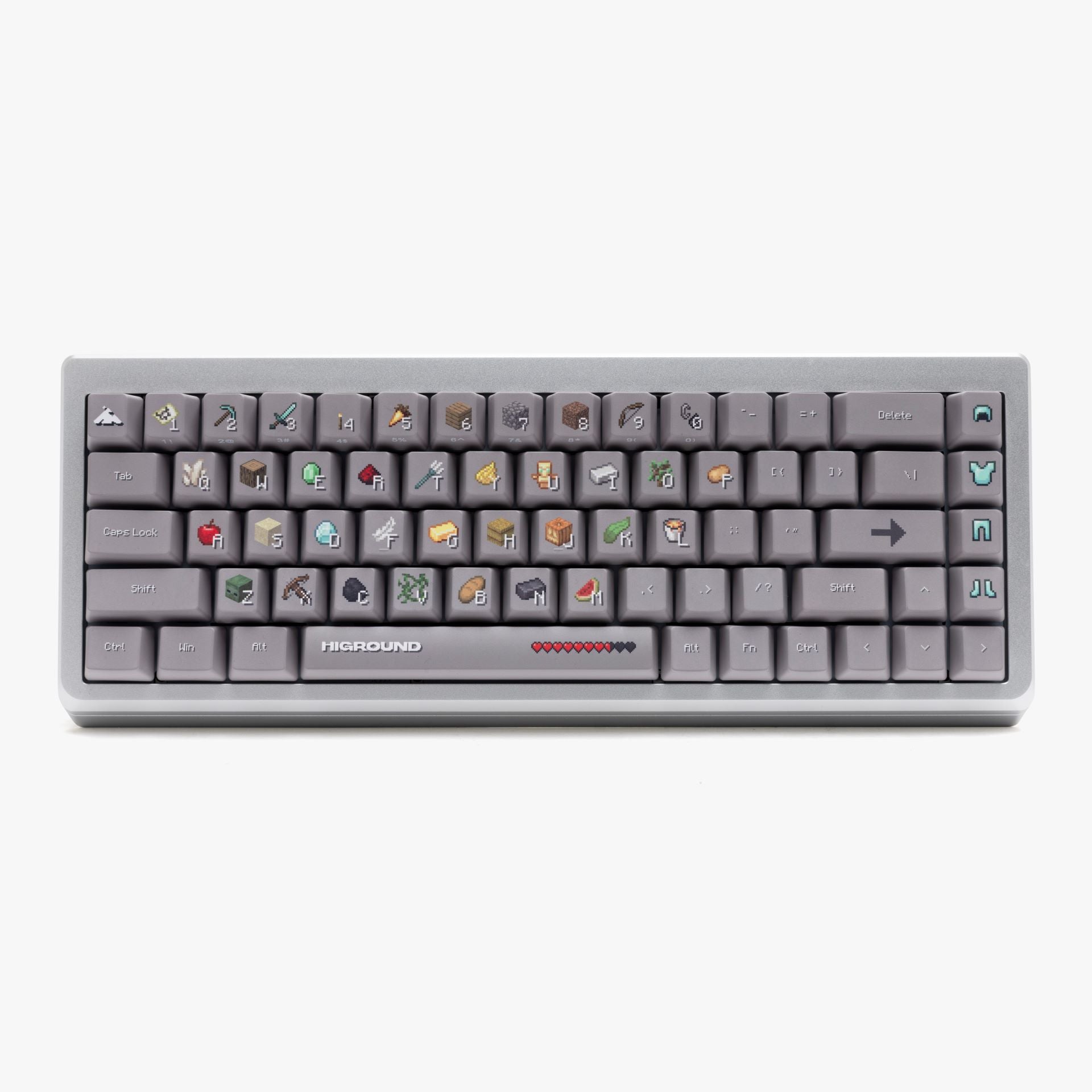 HG x Minecraft Summit 65 Mechanical Gaming Keyboard - RGB Backlit, Customizable Keys for PC/Mac Gamers - Perfect for Minecraft, Coding & Office Work