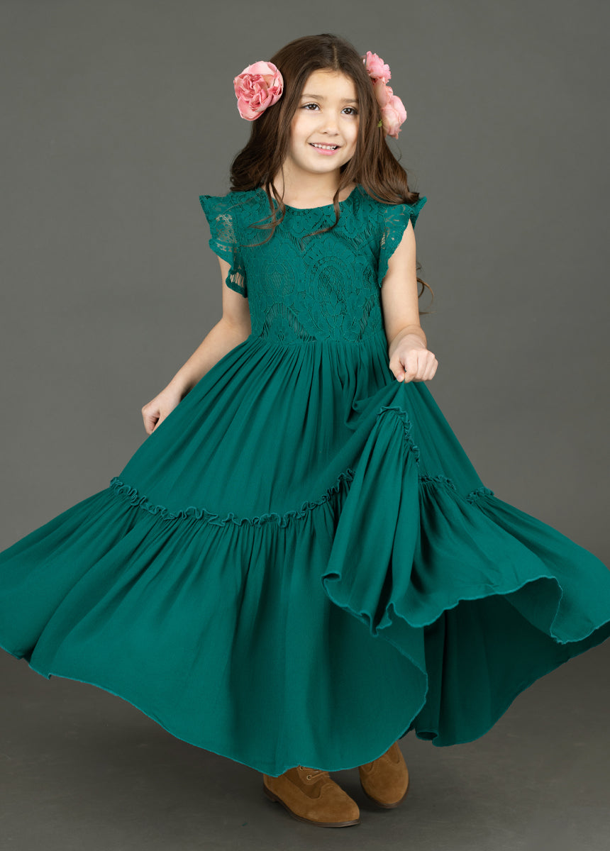 Stylish Teal Macy Dress for Women - Perfect for Parties, Weddings & Special Occasions