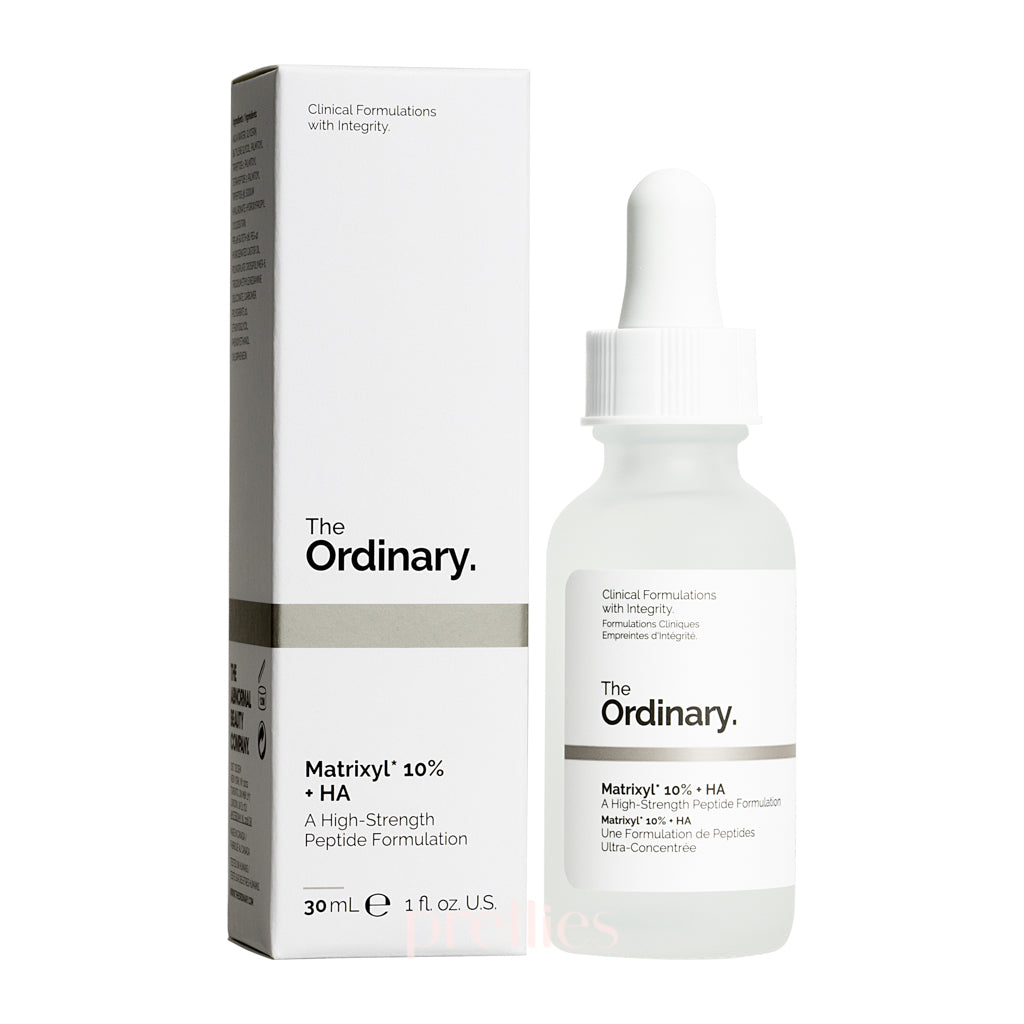 The Ordinary Matrixyl 10% + HA 30ml Anti-Aging Serum with Hyaluronic Acid - Reduce Wrinkles & Fine Lines for Youthful Skin - Perfect for Night Skincare Routine & Daily Moisturizing