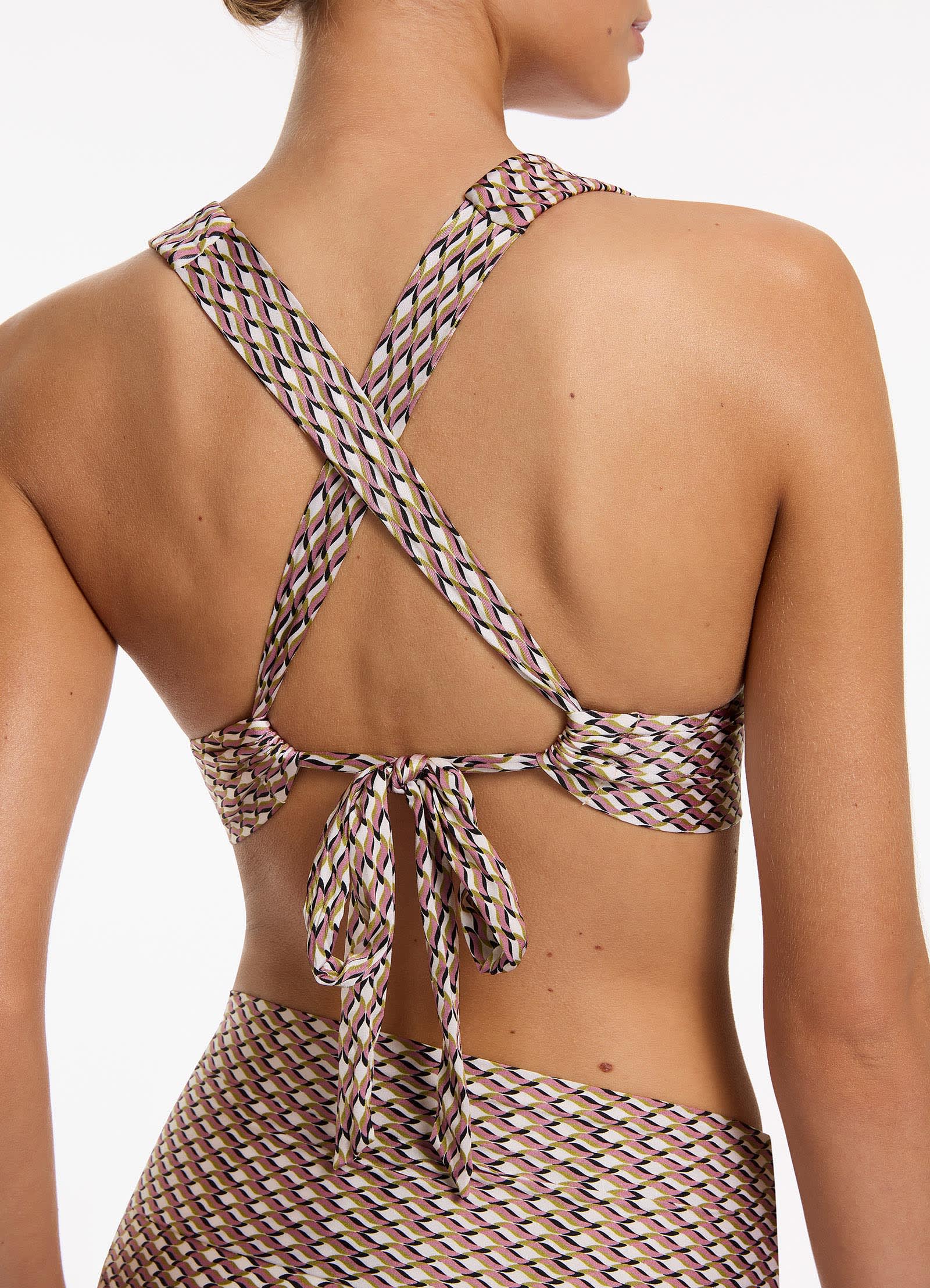 Infinity Soft Tie Back Triangle Bikini Top - Women's Adjustable Swimwear for Beach & Pool - Perfect for Summer Vacation and Water Sports