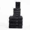 Premium Organic Cotton Plush Bath Towel Set - 12 Piece Soft & Absorbent Towels for Spa, Gym, Beach & Home Use