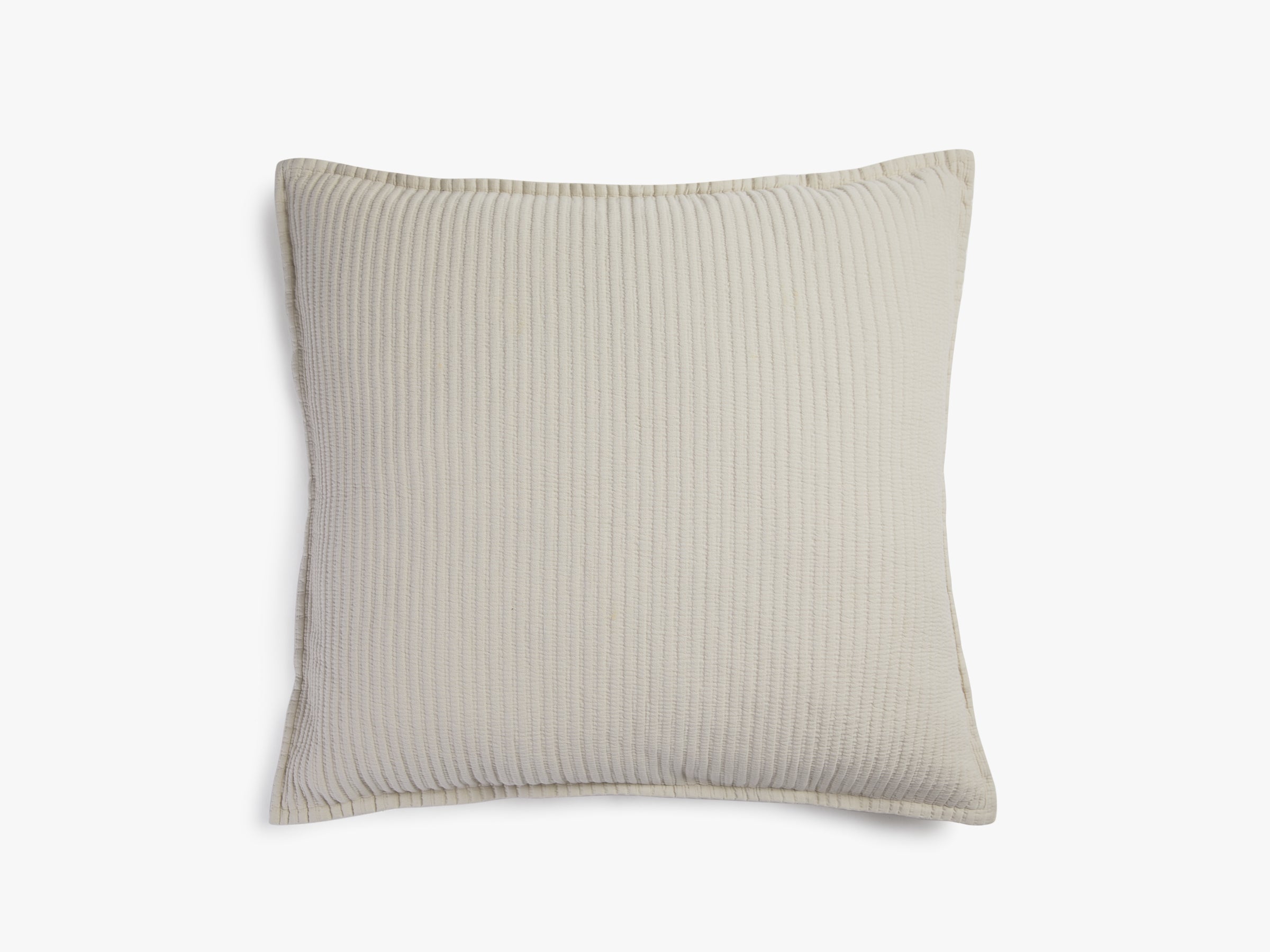 Matelasse Euro Sham Pillow Cover - Soft Textured Bedding Accent for Home Decor (Dune Color) | Perfect for Master Bedroom, Guest Room & Luxury Hotel Styling