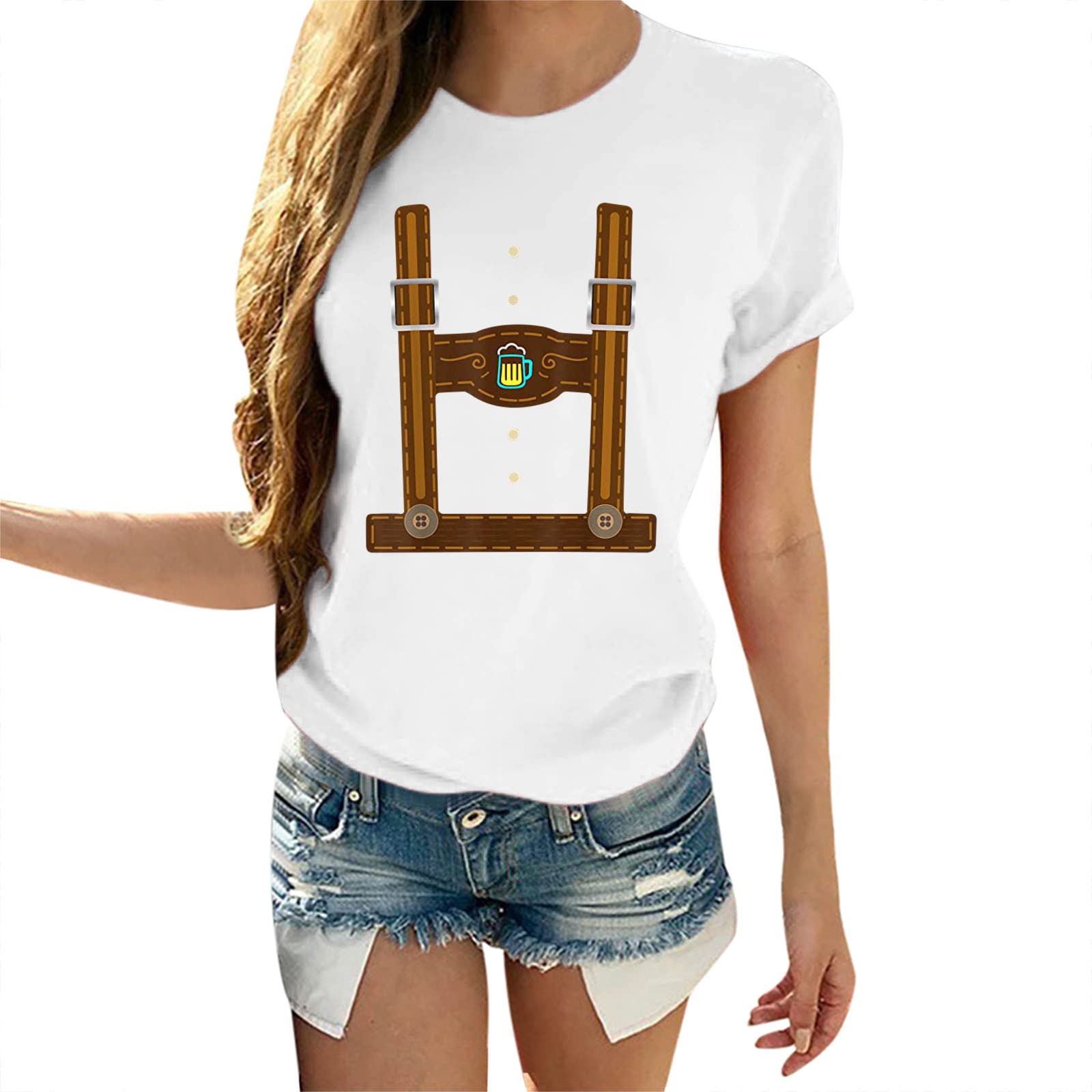 Women's Leopard Print Tops - Summer Casual Short Sleeve Tunic T-Shirts, Loose Fit Oversized Tees for Everyday Wear | Perfect for Beach Outings, Weekend Brunch & Casual Street Style