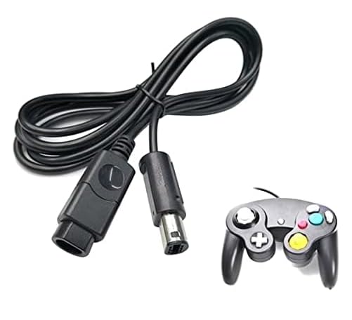 2 Pack Nintendo GameCube & Wii Controller Extension Cables - 10ft Extra Long Cord for Comfortable Gaming, Perfect for Multiplayer Setup & Home Entertainment Systems