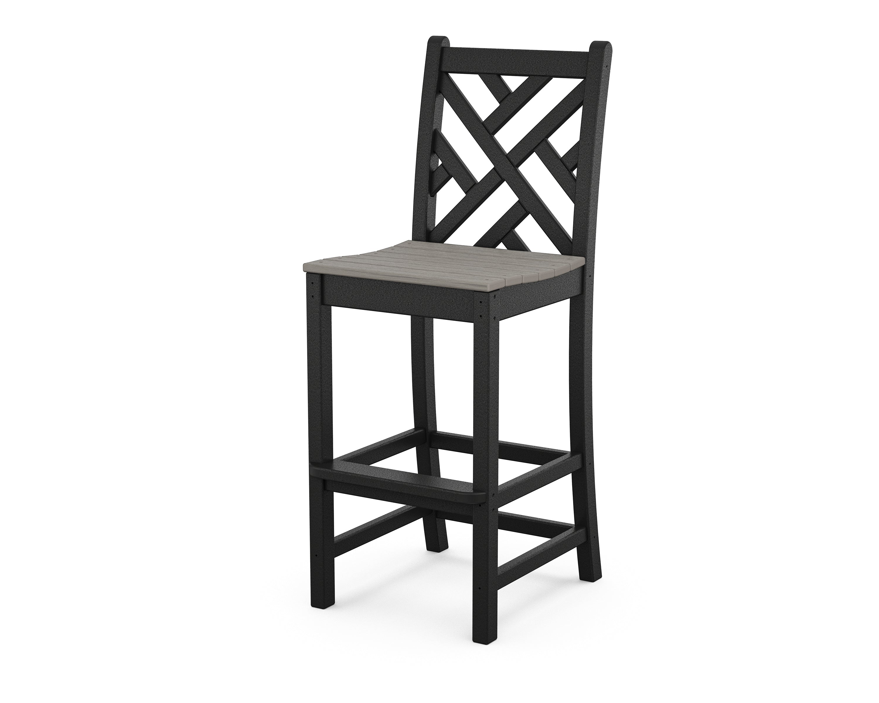 POLYWOOD Chippendale Bar Side Chair - Durable Outdoor/Indoor Bar Stool for Patio, Deck, Kitchen & Dining Room - Weather-Resistant & Comfortable Seating