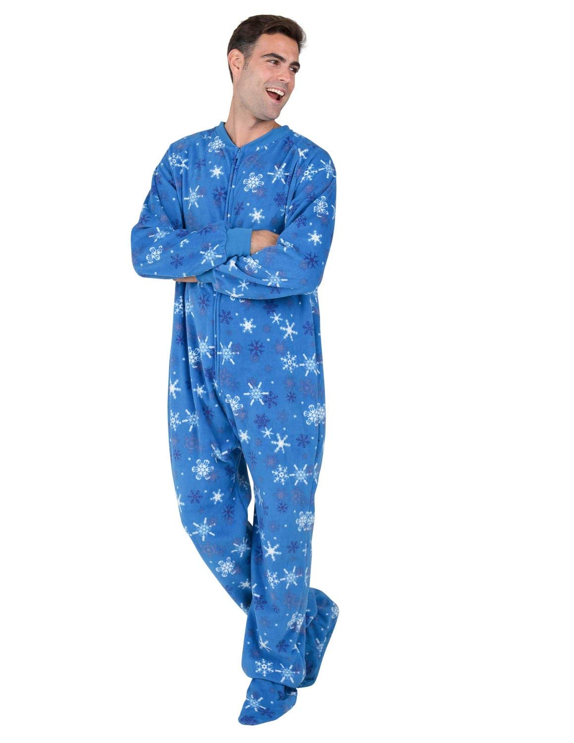 Cozy Adult Footed Pajamas - Fleece One-Piece Pajama Jumpsuit for Men & Women | Warm Unisex Sleepwear for Winter Nights, Lounge Wear & Holiday Gifts