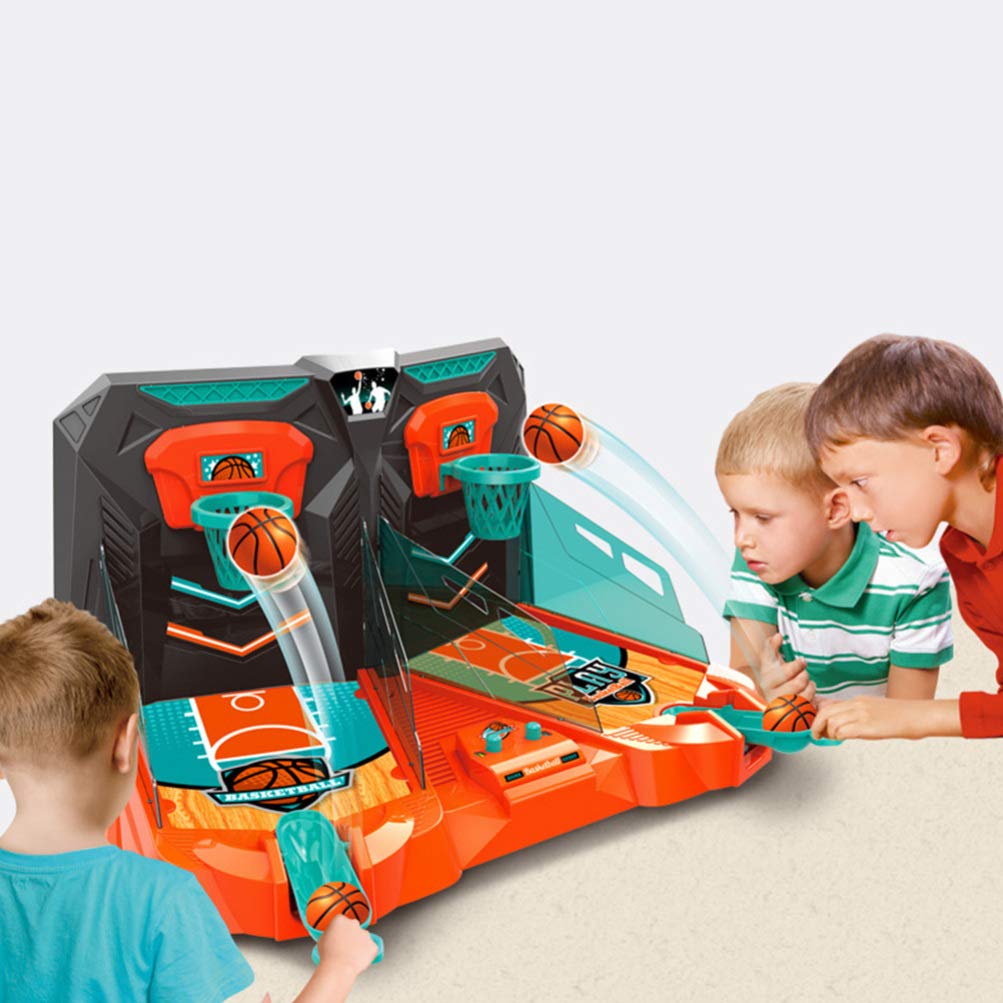 TOYANDONA Mini Basketball Shooting Game - Fun Desk Toy for Kids & Adults, Finger Basketball Set with Hoop & Ball - Perfect for Office, Home, Classroom Stress Relief & Parent-Child Bonding Activities
