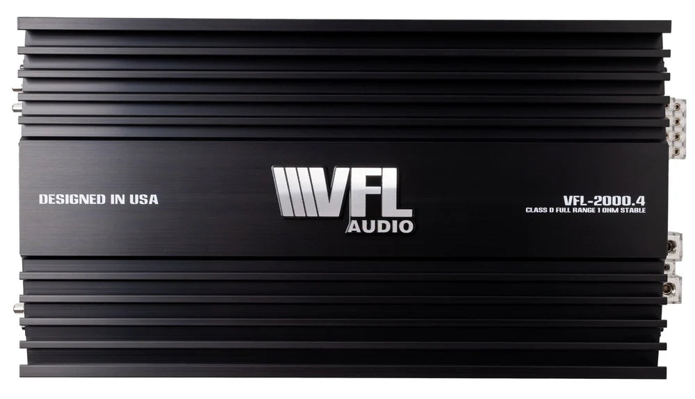 VFL 2000.4 Car Audio Amplifier - 2000W 4-Channel High Power Amp for Car Stereo System, Home Theater & DJ Setup - Perfect for Bass Boost and Clear Sound in Vehicles, Parties & Events