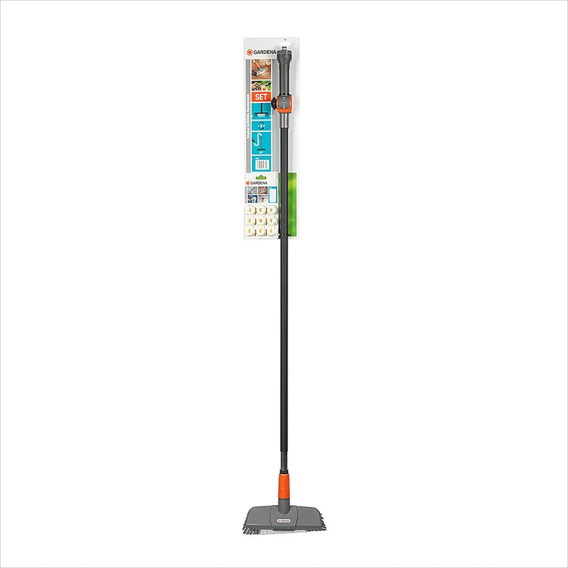 Gardena Premium Floor Cleaning Set - Heavy Duty Mop, Bucket & Wringer for Hardwood, Tile & Laminate Floors - Perfect for Home, Office & Commercial Use
