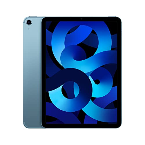 Apple iPad Air 5th Generation (64GB, 8GB RAM) 10.9-inch Wi-Fi + 4G LTE Unlocked Tablet - GSM/CDMA Compatible (Renewed Like New) - Perfect for Work, Study, and Entertainment On The Go