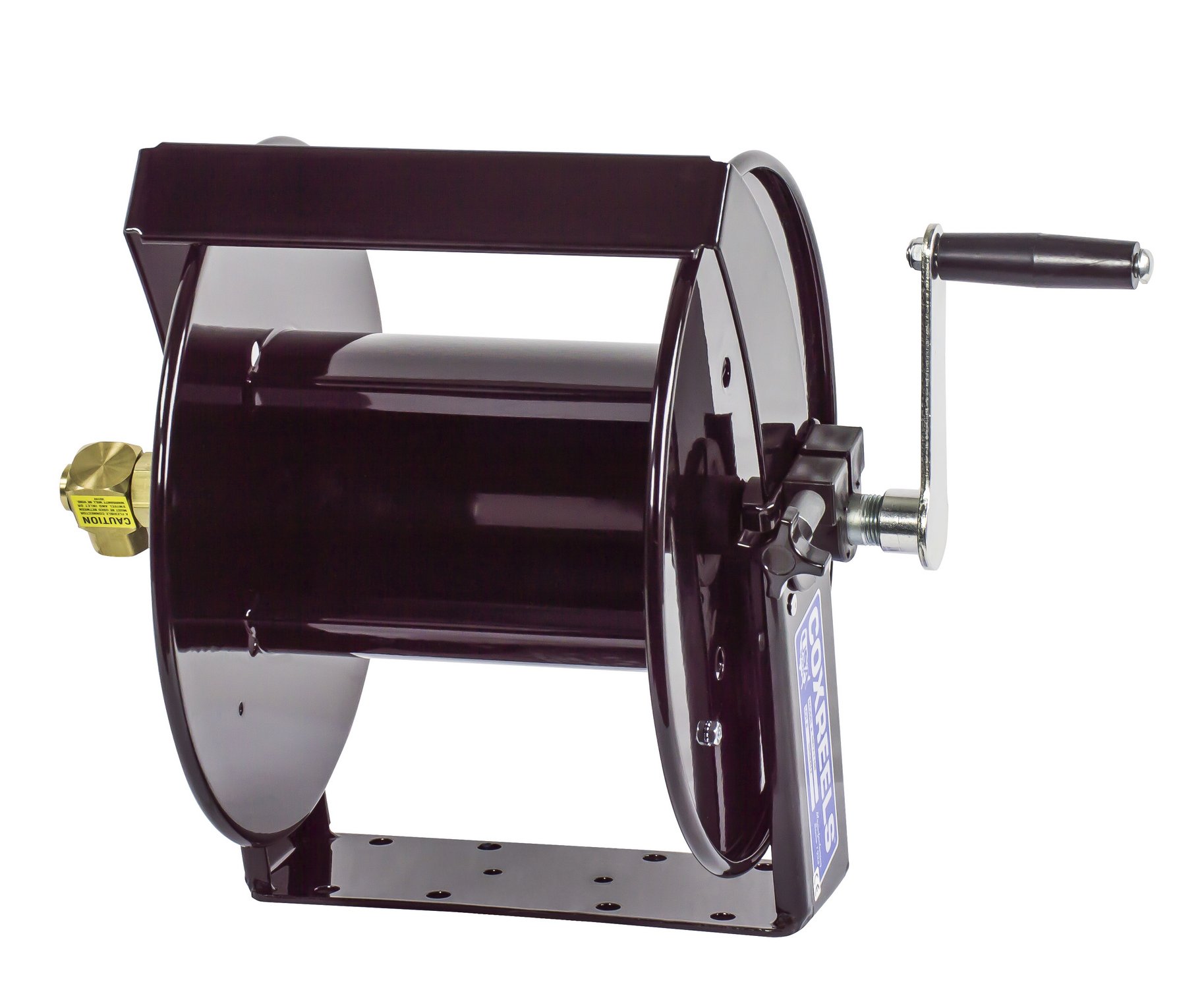 Coxreels SM12-3-100 Swivel Mount Hand Crank Hose Reel - 3/8