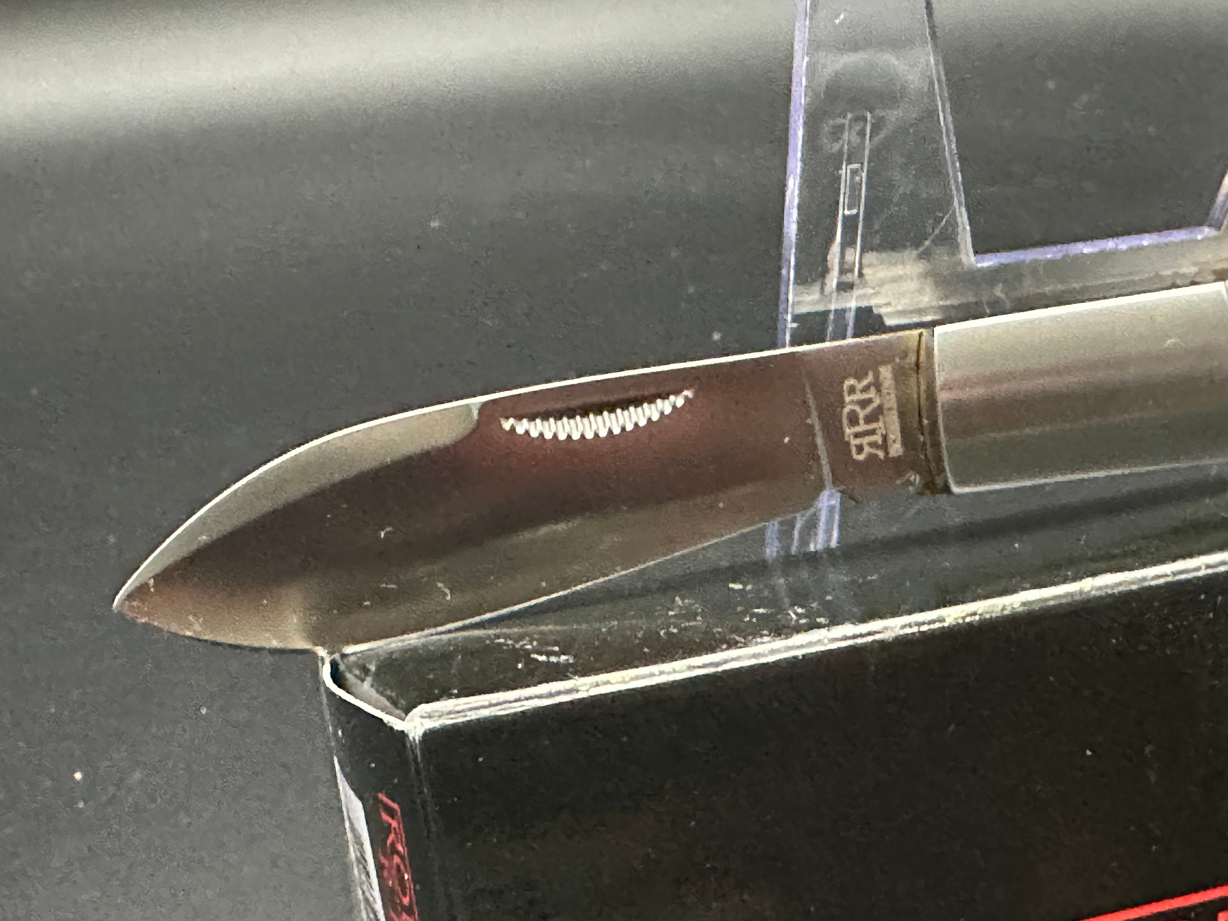 Rough Ryder Reserve RRR017 Barlow Knife with D2 Steel Blade - High-Quality Pocket Knife for Camping, Hiking & Everyday Carry (EDC)