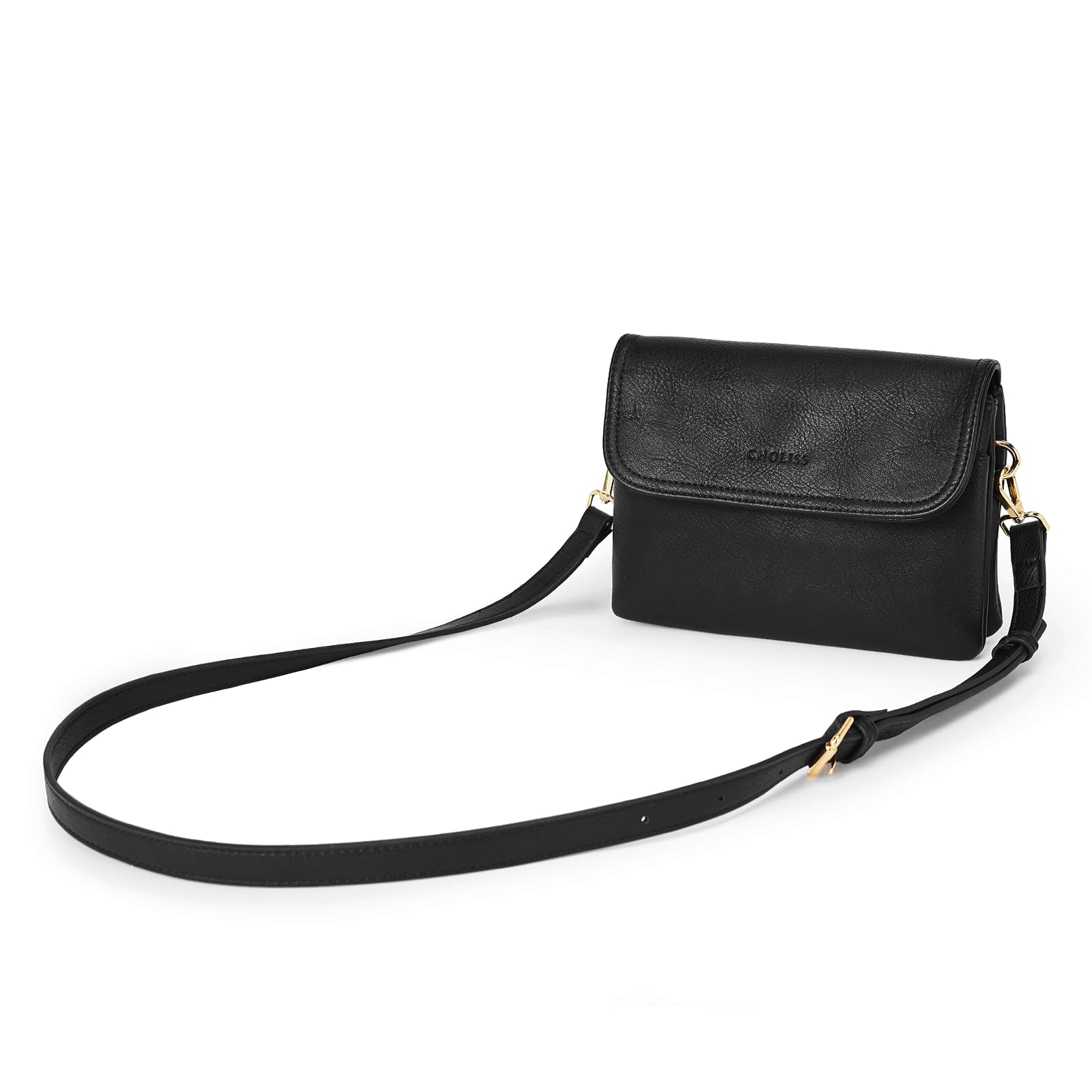 CHOLISS Women's Vegan Leather Small Crossbody Bag - Adjustable Strap Mini Phone Purse for Travel, Shopping & Everyday Use