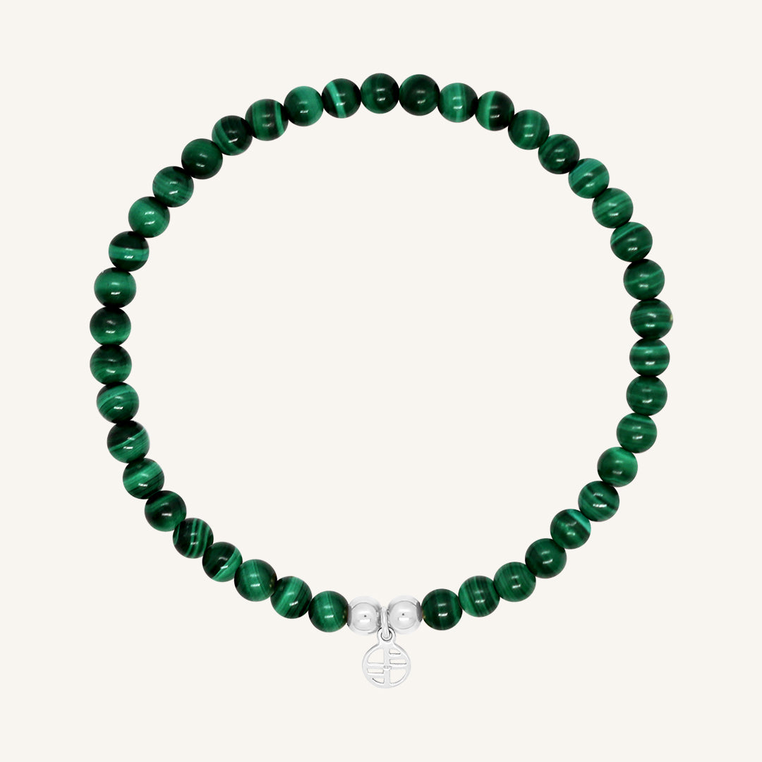 Malachite Lumiere Bracelet - Stone of Transformation & Protection | Healing Crystal Jewelry for Meditation, Energy Work & Spiritual Growth