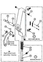 CRL 30991313 Dark Bronze Right Side Body & Arm Assembly for Left Hand Reverse 1095 Panic Exit Device - Commercial Door Hardware Replacement for Emergency Exit Systems