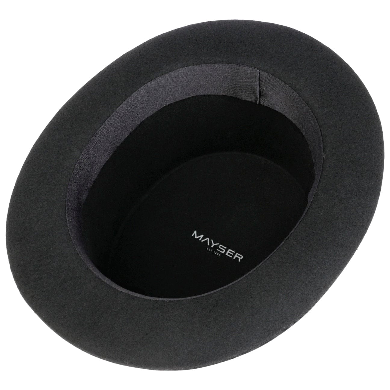 Mirlino Top Hat by Mayser - Premium Wool Felt Formal Hat for Men - Perfect for Weddings, Cosplay, and Victorian Costume Parties