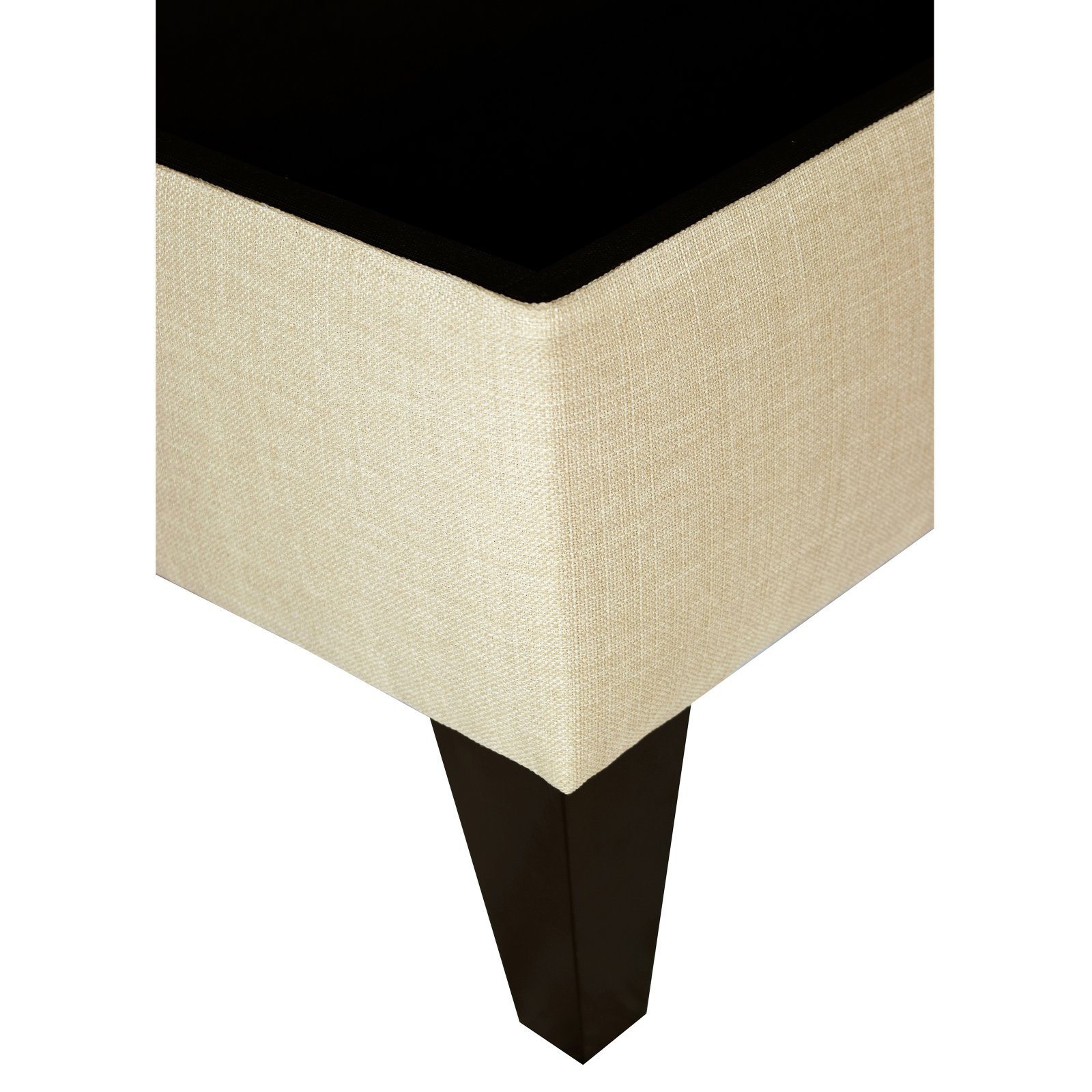 MJL Furniture Designs Brooke Collection Button Tufted Upholstered Storage Bench for Bedroom - Long Upholstered Seat with Storage, Beige (HJM100 Series) - Perfect for Bedroom Seating, Entryway Bench, or Living Room Storage