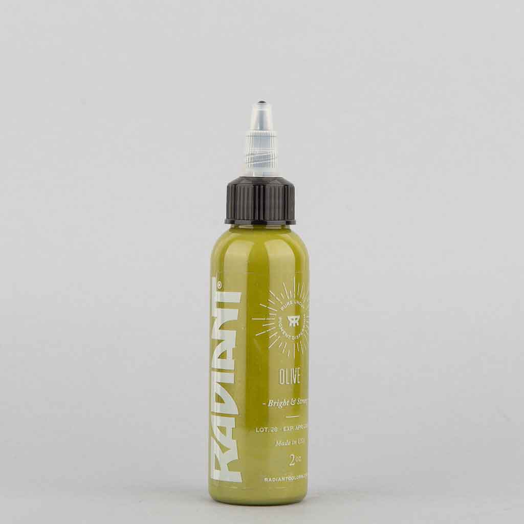 Premium Olive Radiant Ink - 1 oz Bottle for Calligraphy, Art & Craft Projects - Perfect for Hand Lettering, Scrapbooking & DIY Designs
