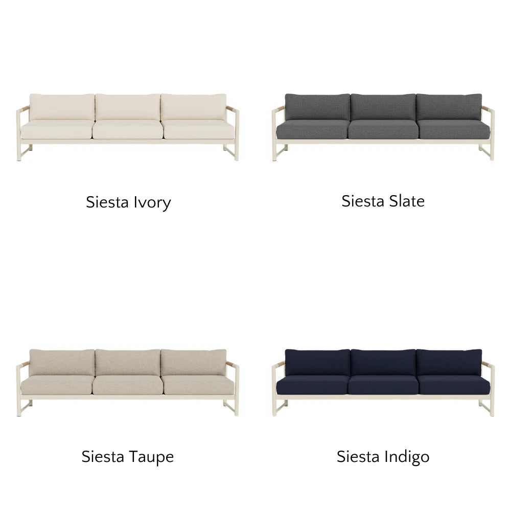 Breeze XL Outdoor 3-Seat Sofa Set - Waterproof Patio Furniture for Garden, Poolside & Backyard Relaxation