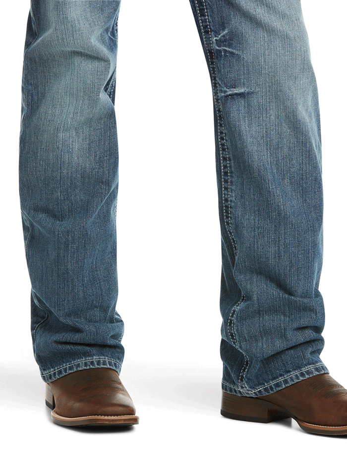 Ariat Men's M4 Low Rise Coltrane Boot Cut Jean Durango - Durable Western Denim for Cowboy Boots & Casual Wear