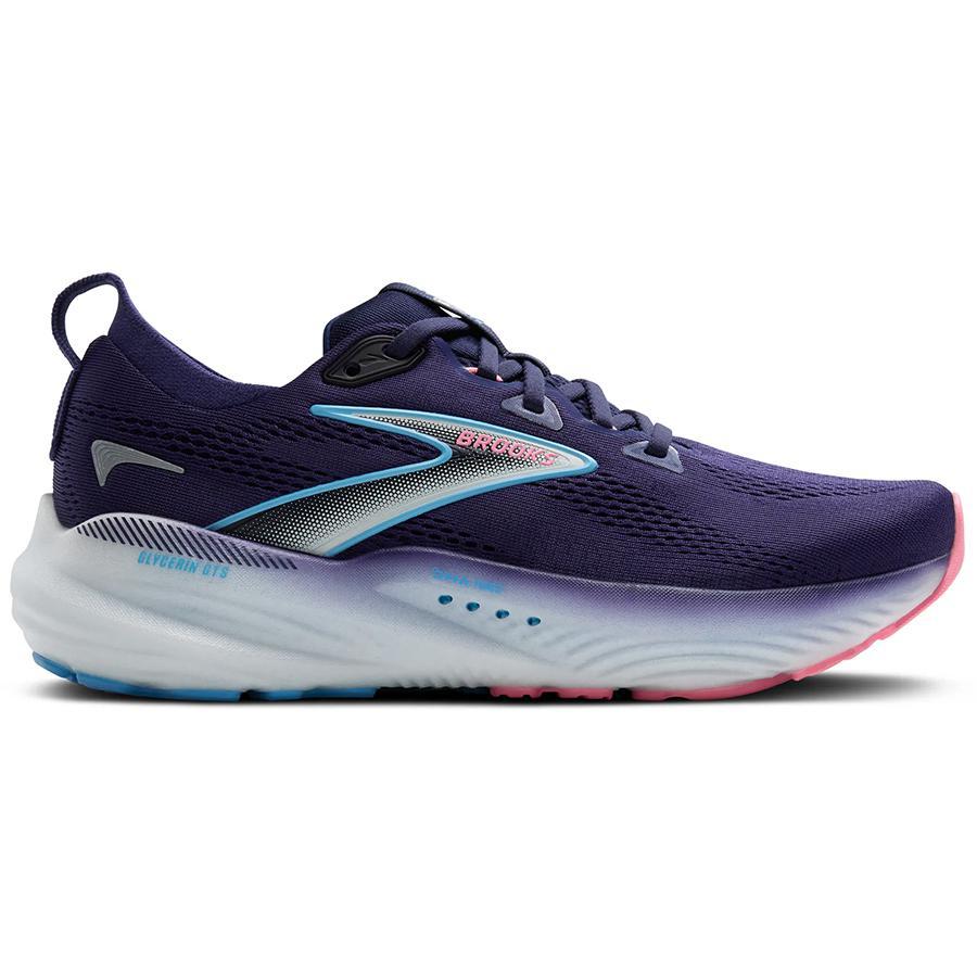 Women's Running Shoes - Brooks Glycerin GTS 22 - Cushioned Stability Sneakers for Jogging, Walking & Gym Workouts - Perfect for Road Running & Daily Training