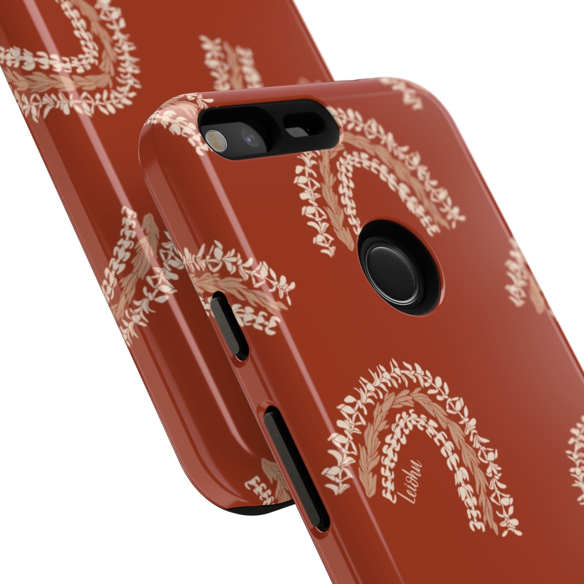 Authentic Hawaiian Ānuenue Lei - Colorful Flower Necklace for Google Pixel Phone Accessories - Perfect for Luau Parties, Graduations, and Hawaiian-Themed Events