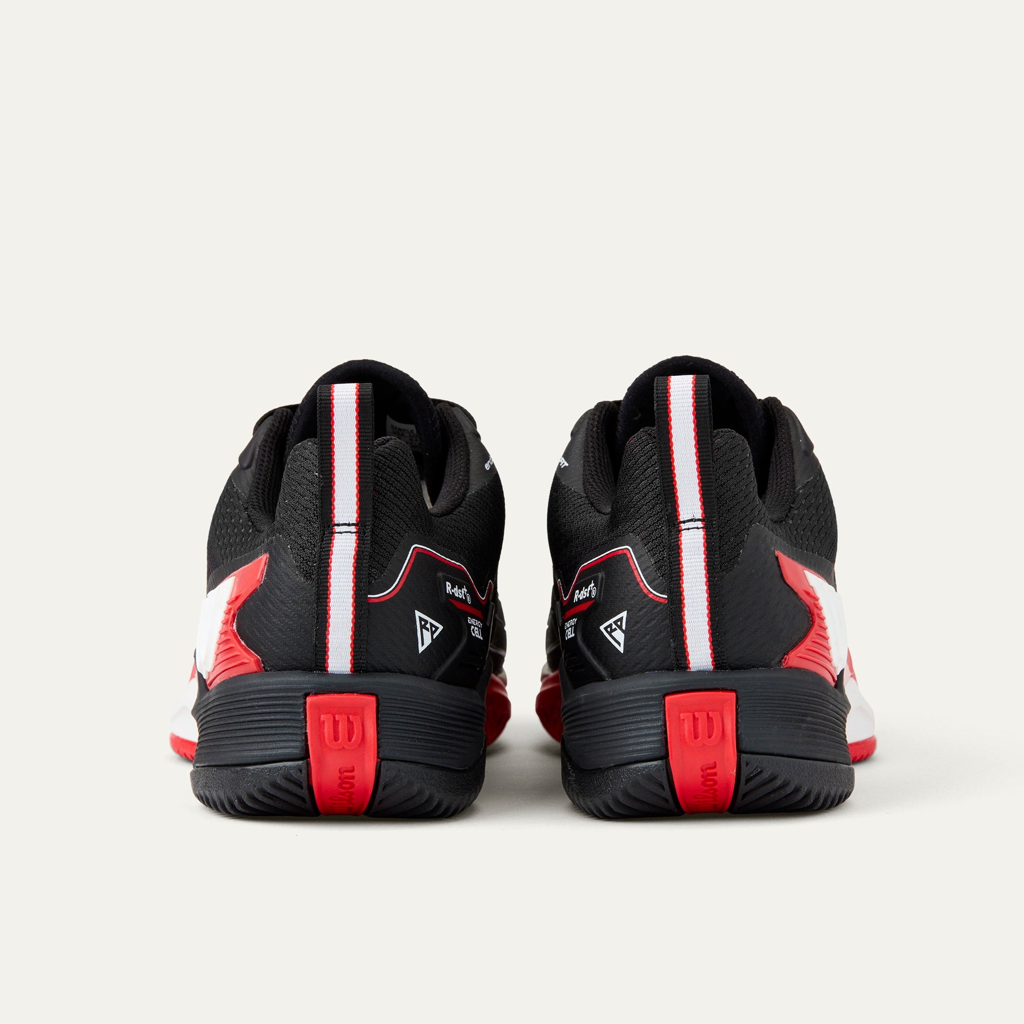 Wilson Rush Pro 4.5 Men's Tennis Shoes - Black/Red/White | High-Performance Court Shoes for Competitive Play & Training
