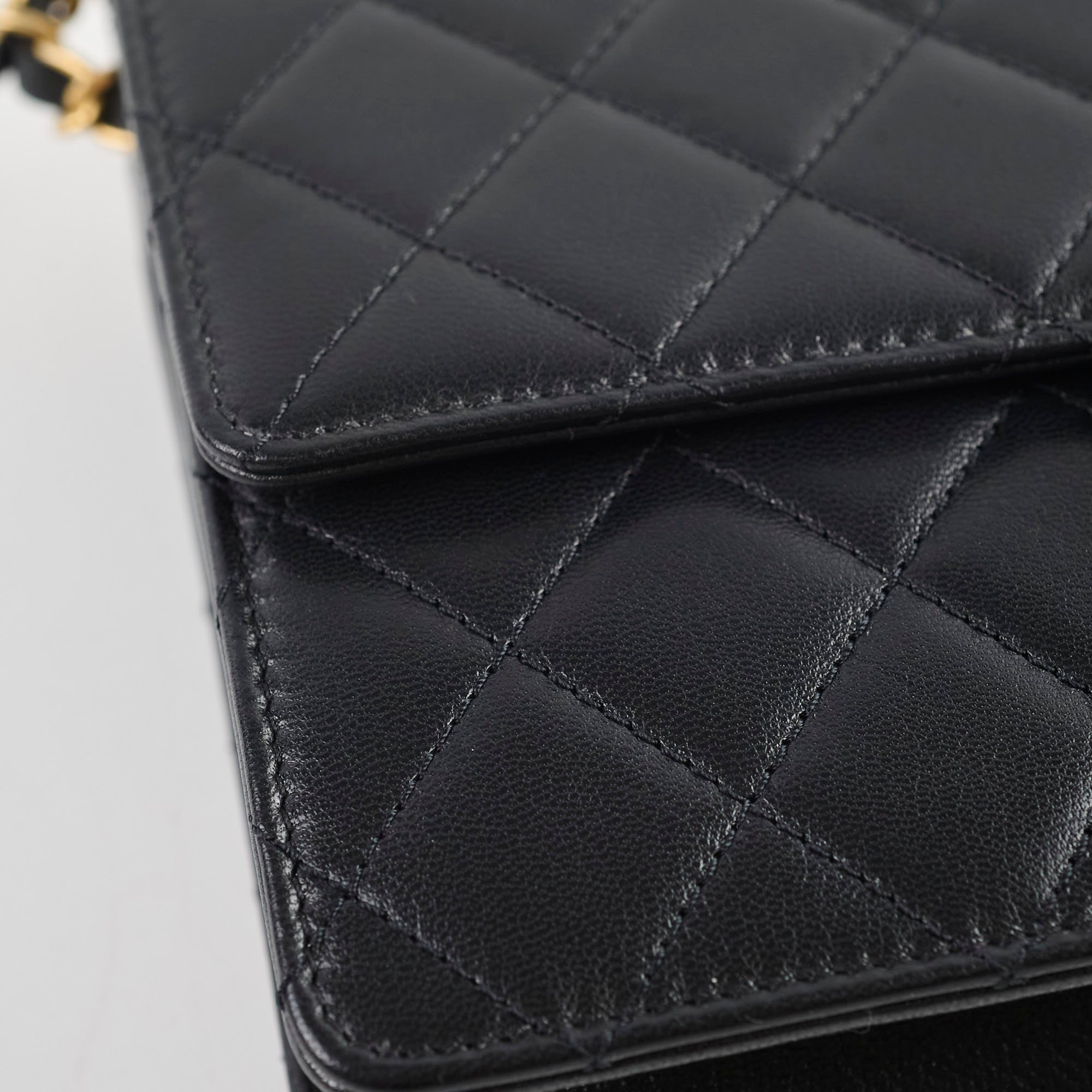 Chanel Seasonal Pearl Flap Bag Black - Luxury Designer Handbag for Women, Perfect for Parties, Weddings & Special Occasions