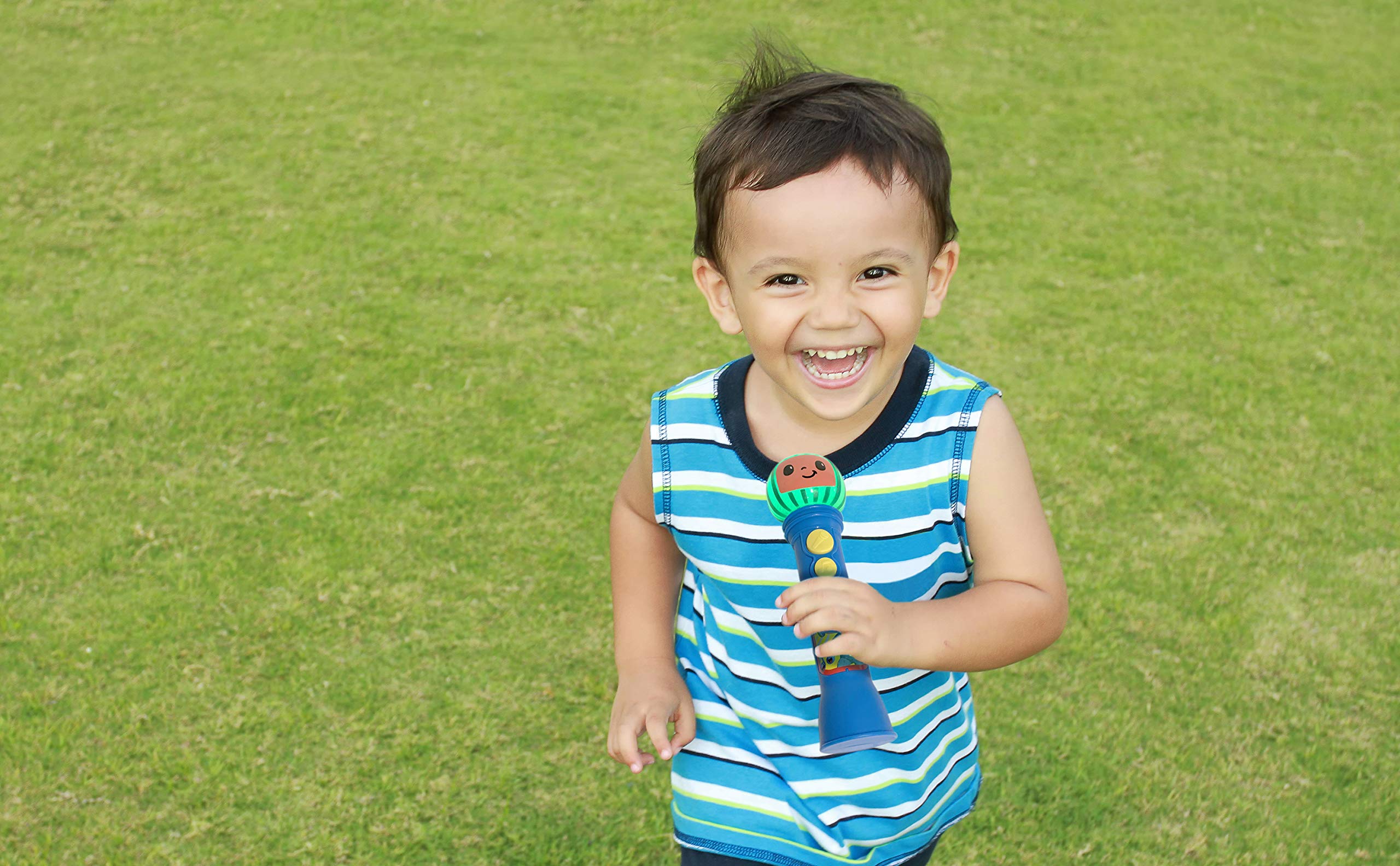 **Cocomelon Kids Toy Microphone with Built-in Songs - Musical Microphone for Toddlers & Children, Perfect for Singing & Pretend Play - Ideal Gift for Cocomelon Fans**    *(Use Case: Birthday Gifts, Party Favors, Preschool Learning, Interactive Playtime)*