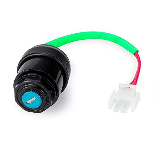 Yamaha G19 G22 Electric Golf Cart Ignition Key Switch Replacement 1996-Up - Compatible with JR1 82510-02-00 - Perfect for Golf Cart Maintenance & Repair