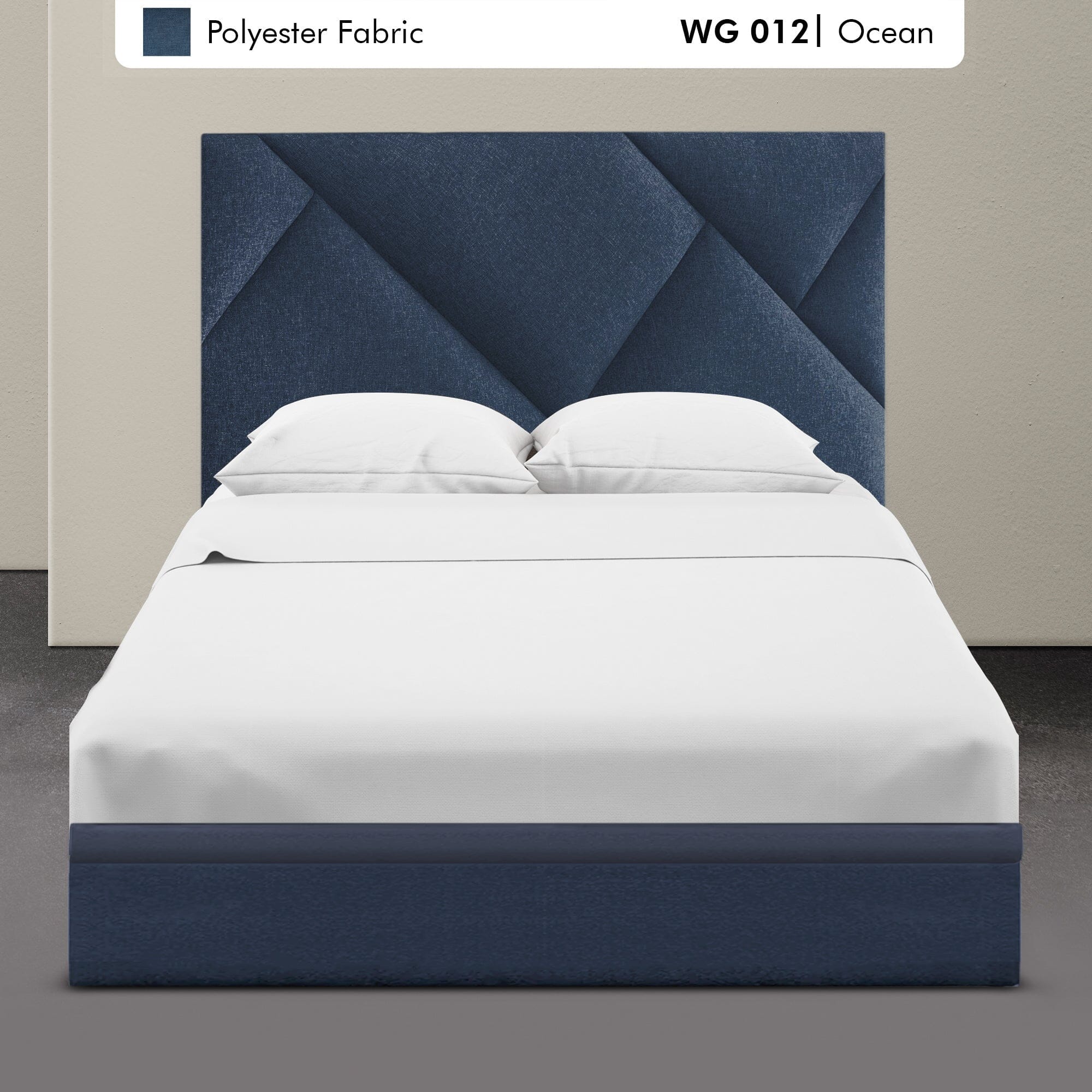 Custom Havant Bed Frame - Queen Size, Solid Wood Platform Bed with Headboard - Perfect for Modern Bedrooms & Guest Rooms